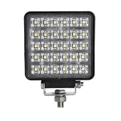 Work Light LED|4'' 30W 2,400 LM| PC Lens|Wide Flood|12V 24V DC