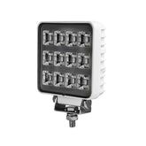 Tractor LED Work Lights|3''12W|PC Lens|Wide Flood|12V 24V DC