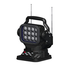 90W Wireless Handheld Remote Control Search Light 370°Rotation x 135°Tilt