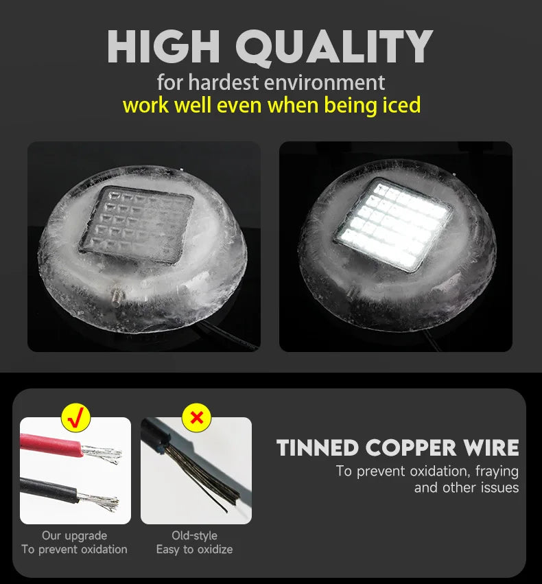 Handle Work Light with Switch Hot Selling 3 Inch 12W square Led Light for Truck Trailer with E-mark ECE R10 Certificate