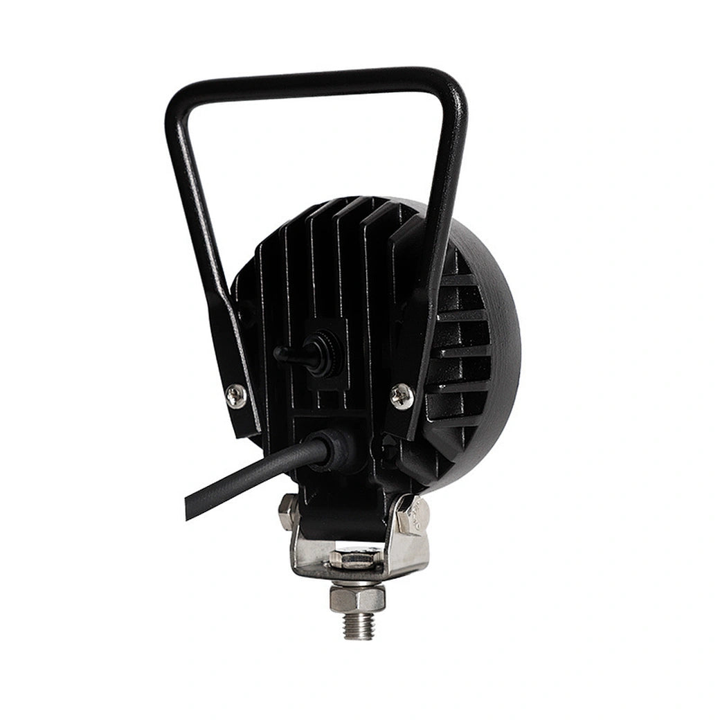 Portable LED Work Light|3'' 12W|PC Lens|Wide Flood|12V 24V DC